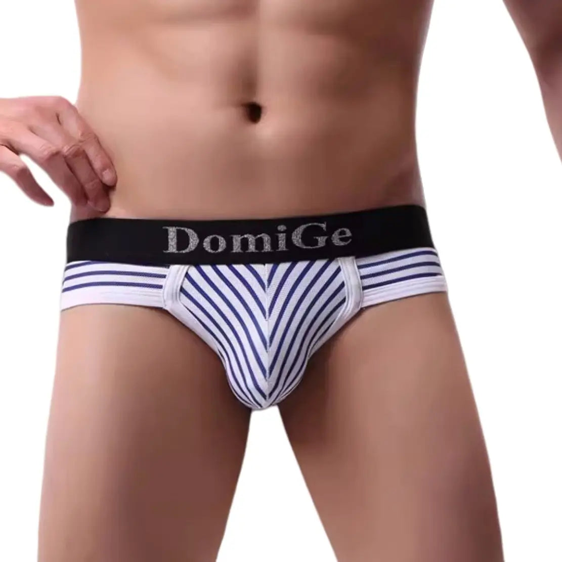 DomiGe Ropa interior para hombre con bolsa - Calzoncillos contorneados transpirables