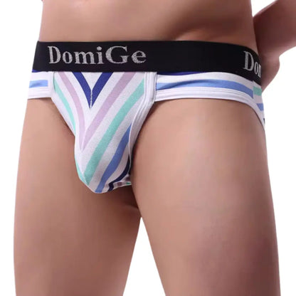 DomiGe Ropa interior para hombre con bolsa - Calzoncillos contorneados transpirables