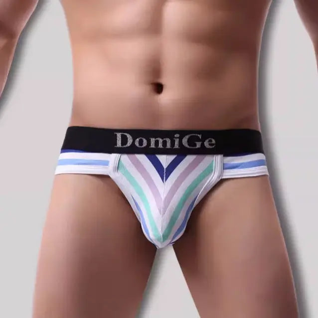 DomiGe Men’s Underwear with Pouch - Breathable Contoured Briefs