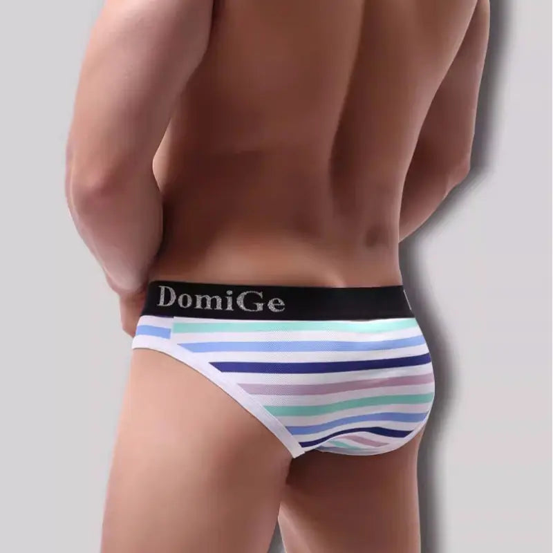 DomiGe Ropa interior para hombre con bolsa - Calzoncillos contorneados transpirables