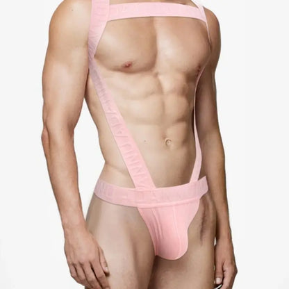 Adannu Men's Harness Jock Strap – Wide Strap Double-D Back AD334