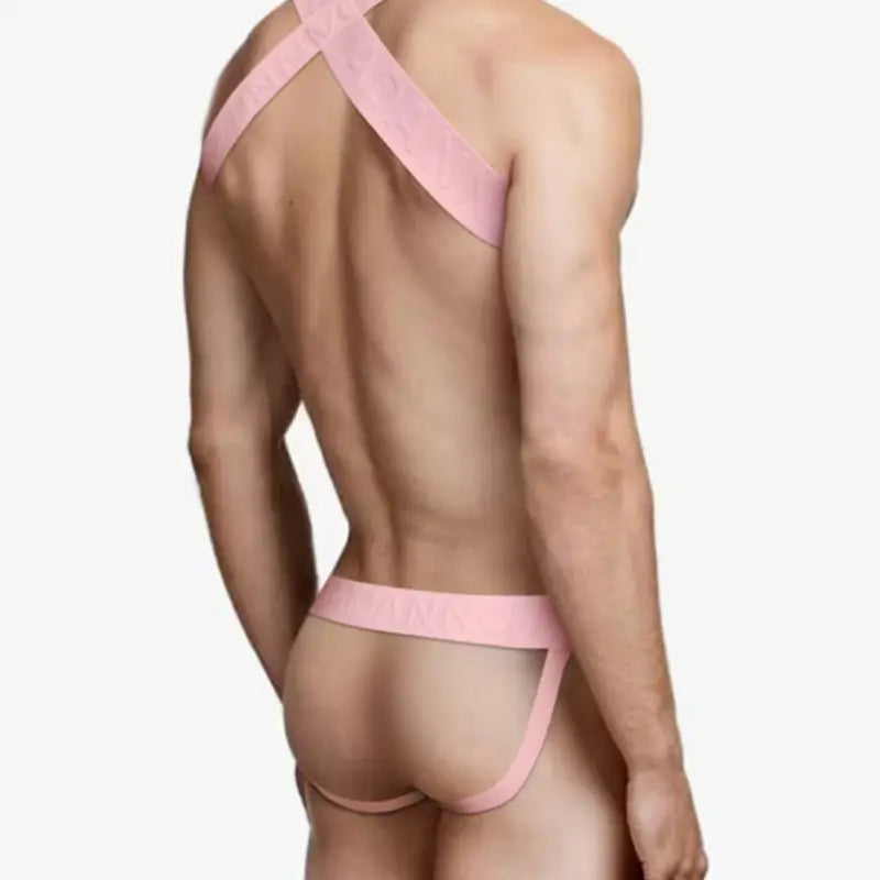 Adannu Men's Harness Jock Strap – Wide Strap Double-D Back AD334