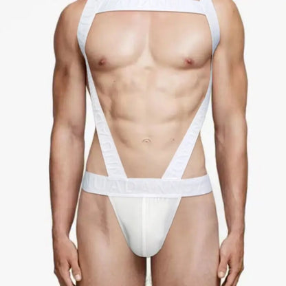 Adannu Men's Harness Jock Strap – Wide Strap Double-D Back AD334