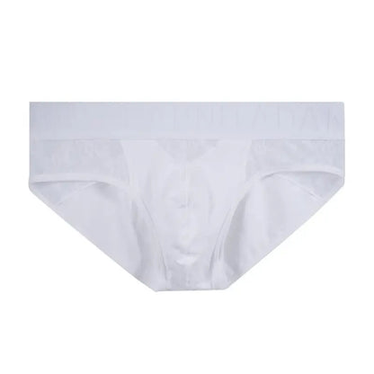 Adannu Men's Lace Brief – 95% Modal Floral Panel AD408
