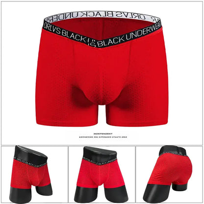 Adannu Adannu Men's Breathable Mesh Boxer Shorts Underwear for Men