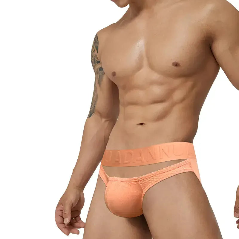 Adannu Adannu Men's Briefs - Breathable Low Rise Underwear with Enhanced Pouch Support