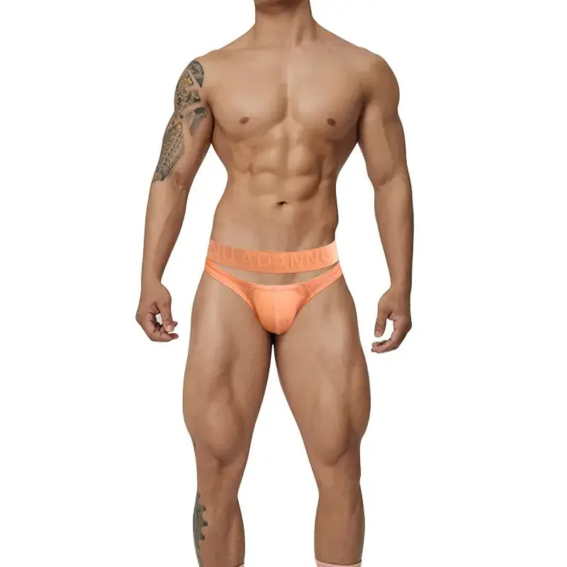 Adannu Adannu Men's Briefs - Breathable Low Rise Underwear with Enhanced Pouch Support