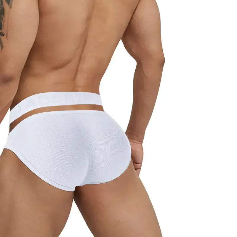 Adannu Adannu Men's Cotton Spandex Briefs with Enhanced Pouch Design