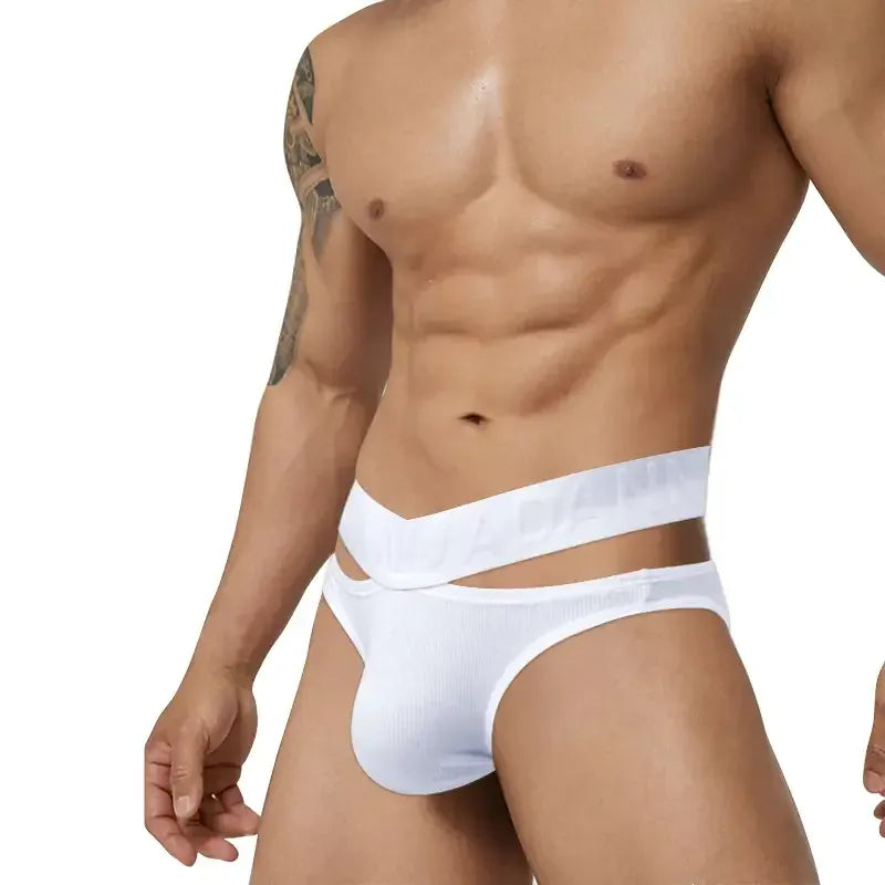 Adannu Adannu Men's Cotton Spandex Briefs with Enhanced Pouch Design
