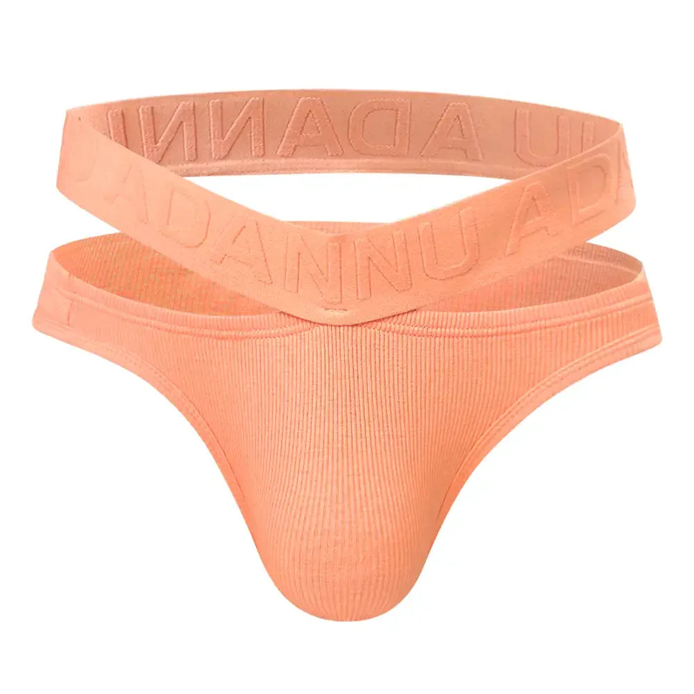 Adannu Adannu Men's Cotton Spandex Briefs with Enhanced Pouch Design