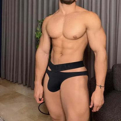 Adannu Adannu Men's Cotton Spandex Briefs with Enhanced Pouch Design