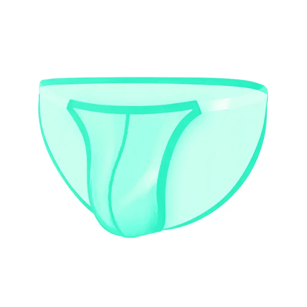 Adannu Adannu Men's High-Waisted Ultra-Thin 0.01mm Transparent Mesh Briefs