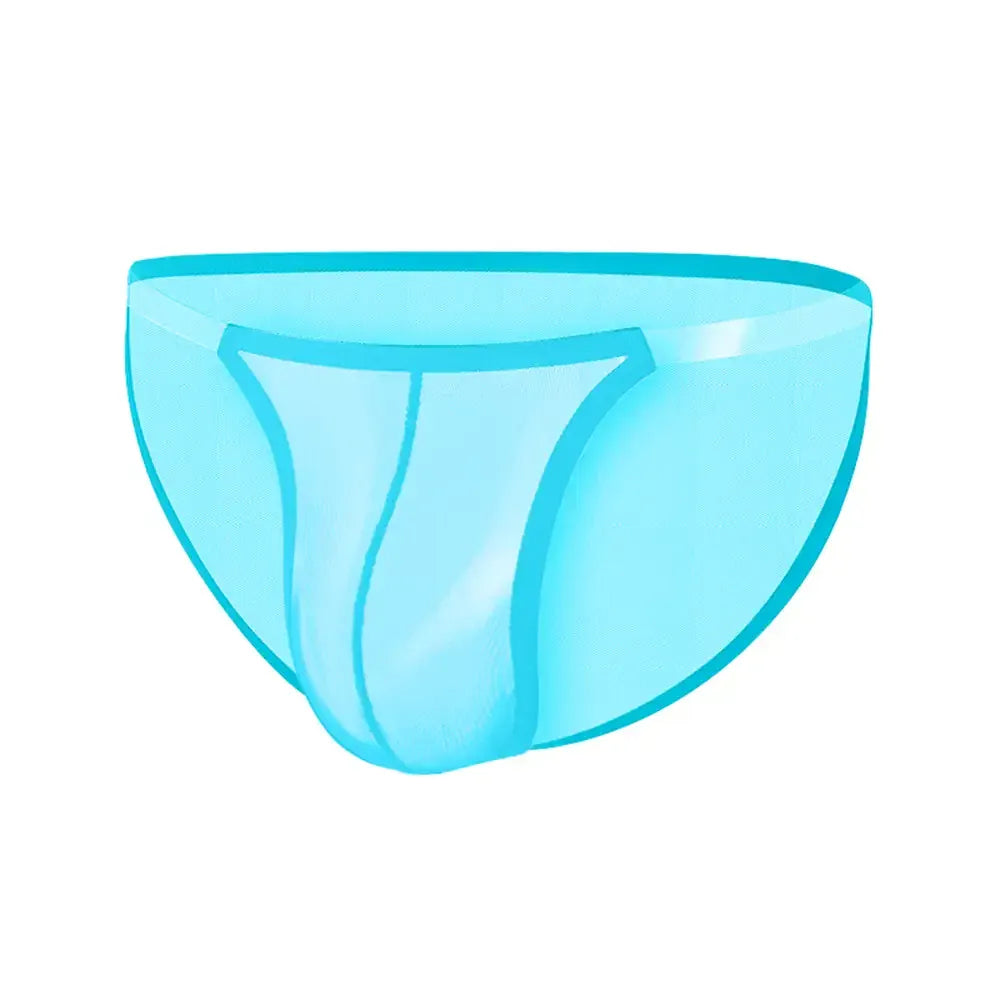 Adannu Adannu Men's High-Waisted Ultra-Thin 0.01mm Transparent Mesh Briefs