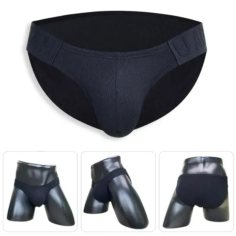Adannu Adannu Men's Sexy Embossed Briefs - Classic Chinese Design