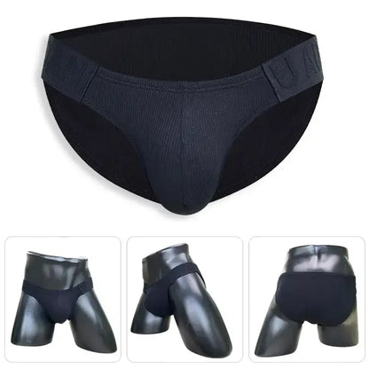 Adannu Adannu Men's Sexy Embossed Briefs - Classic Chinese Design