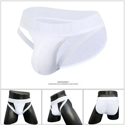 Adannu Adannu Men's Sexy High-Cut Briefs - Embossed Pattern Undies for Men