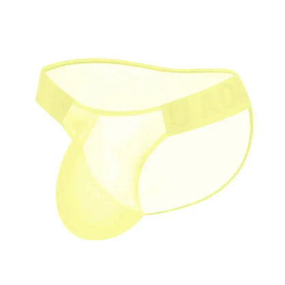 Adannu ADANNU Men's Sexy High-Cut Oxhorn Mesh Briefs