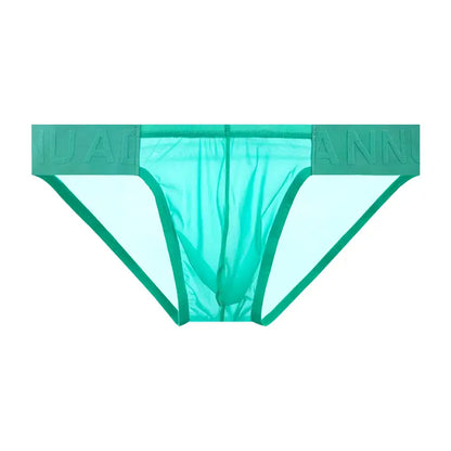 Adannu ADANNU Men's Sexy High-Cut Oxhorn Mesh Briefs