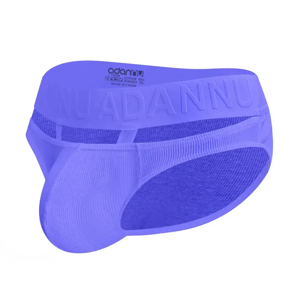 Adannu Adannu Men's Sexy Low Rise Breathable Pouch Briefs with Surround Ring Design