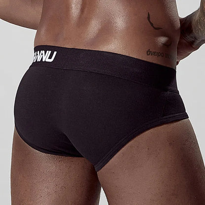 Adannu ADANNU Men's Sexy Low-Rise Brief | 95% Cotton | U-Pouch Seamless