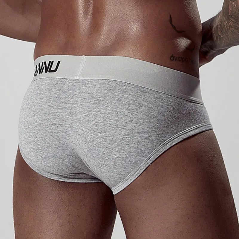 Adannu ADANNU Men's Sexy Low-Rise Brief | 95% Cotton | U-Pouch Seamless