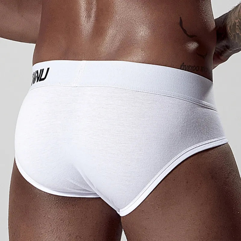Adannu ADANNU Men's Sexy Low-Rise Brief | 95% Cotton | U-Pouch Seamless
