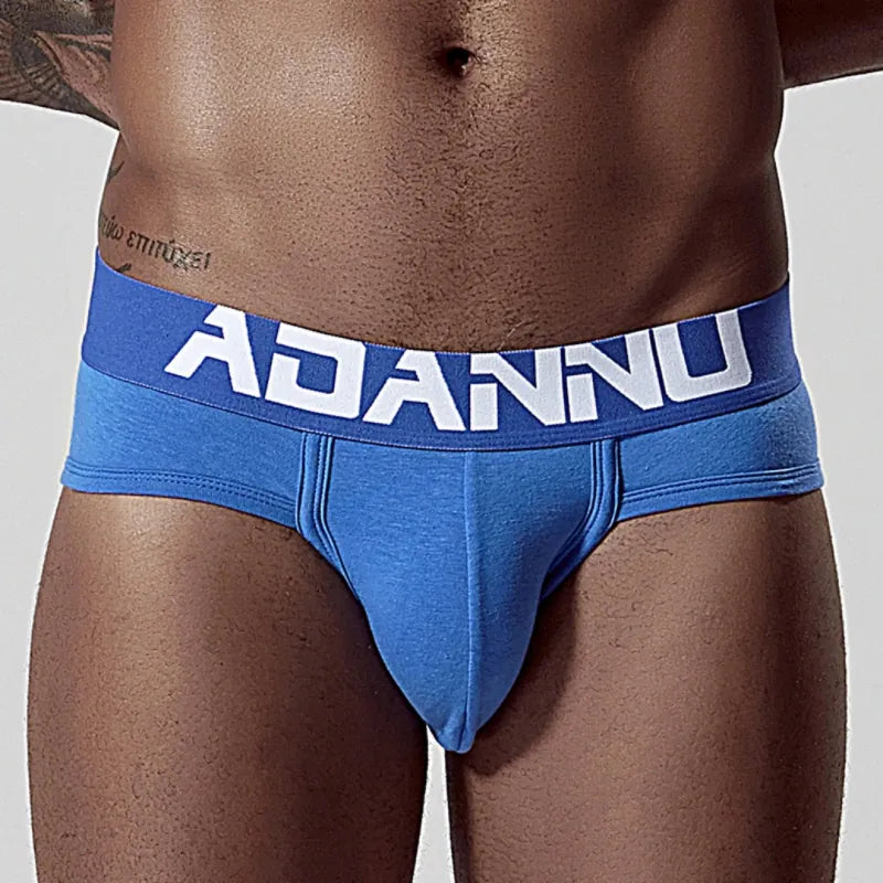 Adannu ADANNU Men's Sexy Low-Rise Brief | 95% Cotton | U-Pouch Seamless