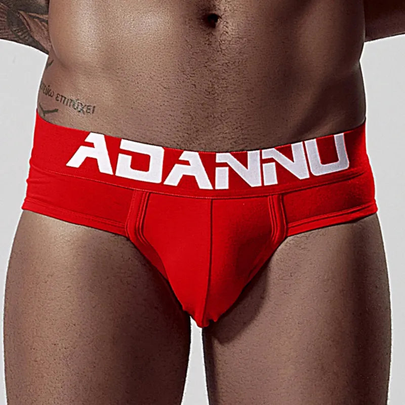 Adannu ADANNU Men's Sexy Low-Rise Brief | 95% Cotton | U-Pouch Seamless