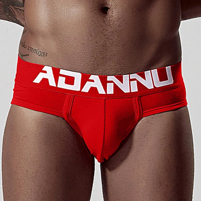 Adannu ADANNU Men's Sexy Low-Rise Brief | 95% Cotton | U-Pouch Seamless
