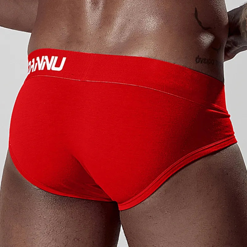 Adannu ADANNU Men's Sexy Low-Rise Brief | 95% Cotton | U-Pouch Seamless