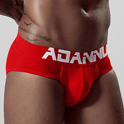 Adannu ADANNU Men's Sexy Low-Rise Brief | 95% Cotton | U-Pouch Seamless