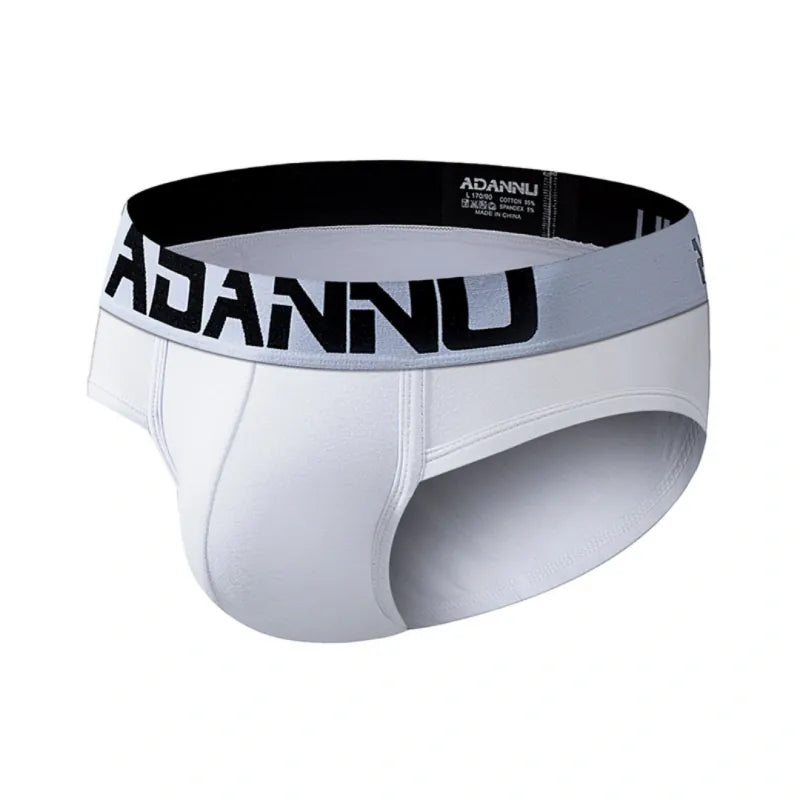 Adannu ADANNU Men's Sexy Low-Rise Brief | 95% Cotton | U-Pouch Seamless
