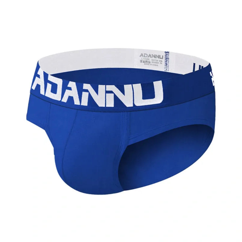Adannu ADANNU Men's Sexy Low-Rise Brief | 95% Cotton | U-Pouch Seamless