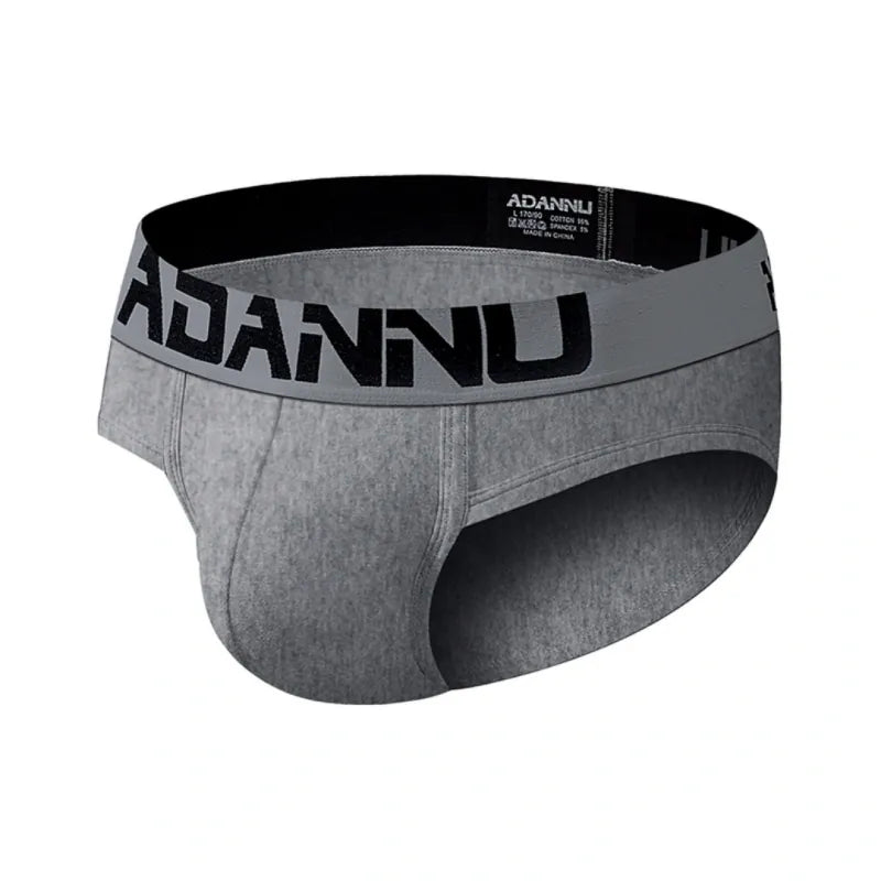 Adannu ADANNU Men's Sexy Low-Rise Brief | 95% Cotton | U-Pouch Seamless