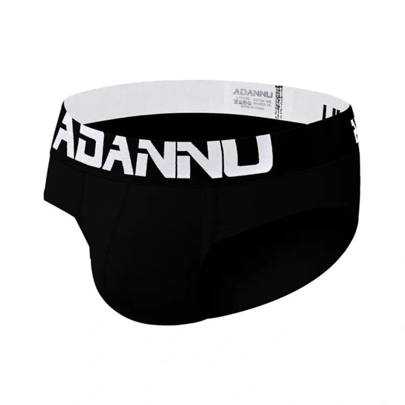 Adannu ADANNU Men's Sexy Low-Rise Brief | 95% Cotton | U-Pouch Seamless