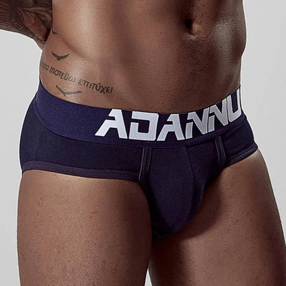 Adannu ADANNU Men's Sexy Low-Rise Brief | 95% Cotton | U-Pouch Seamless