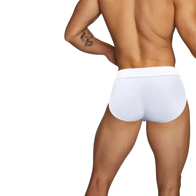 Adannu Adannu Men's Sexy Low-Rise Briefs - Breathable Cotton Underwear
