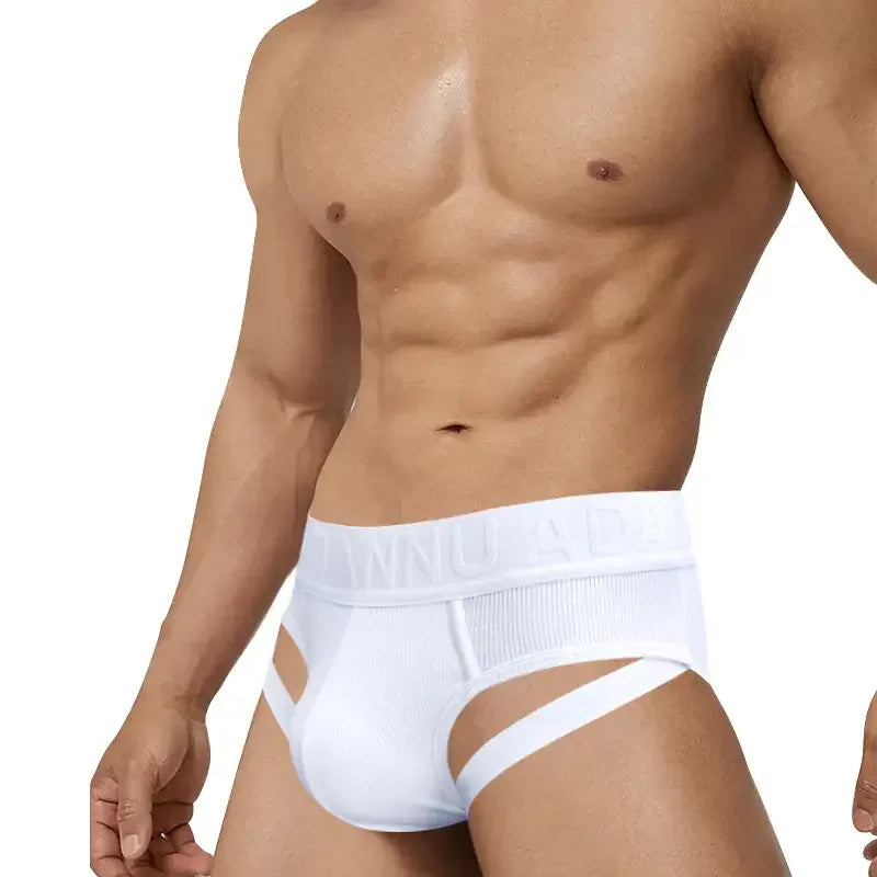 Adannu Adannu Men's Sexy Low-Rise Briefs - Breathable Cotton Underwear