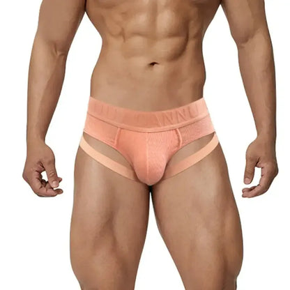Adannu Adannu Men's Sexy Low-Rise Briefs - Breathable Cotton Underwear