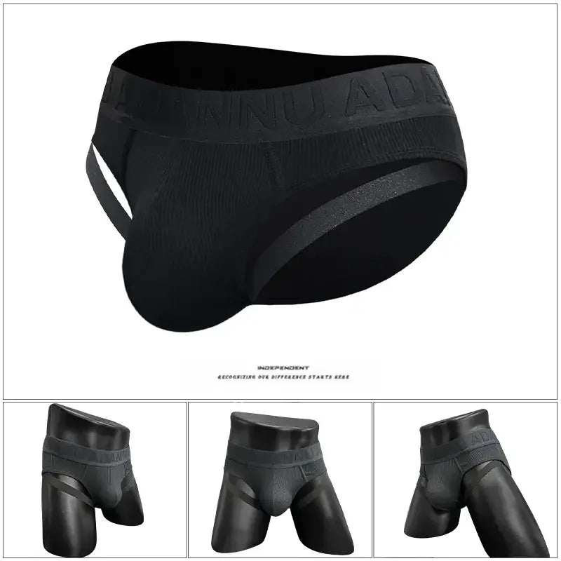 Adannu Adannu Men's Sexy Low-Rise Briefs - Breathable Cotton Underwear