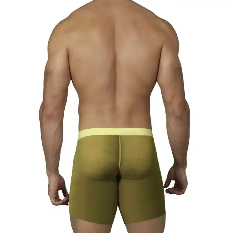 Adannu Adannu Men's Sexy Micro-Elastic Mesh Boxer Shorts