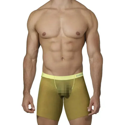 Adannu Adannu Men's Sexy Micro-Elastic Mesh Boxer Shorts
