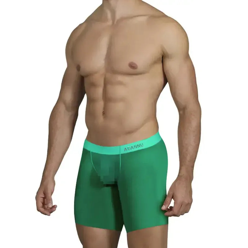 Adannu Adannu Men's Sexy Micro-Elastic Mesh Boxer Shorts