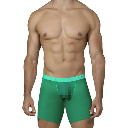 Adannu Adannu Men's Sexy Micro-Elastic Mesh Boxer Shorts