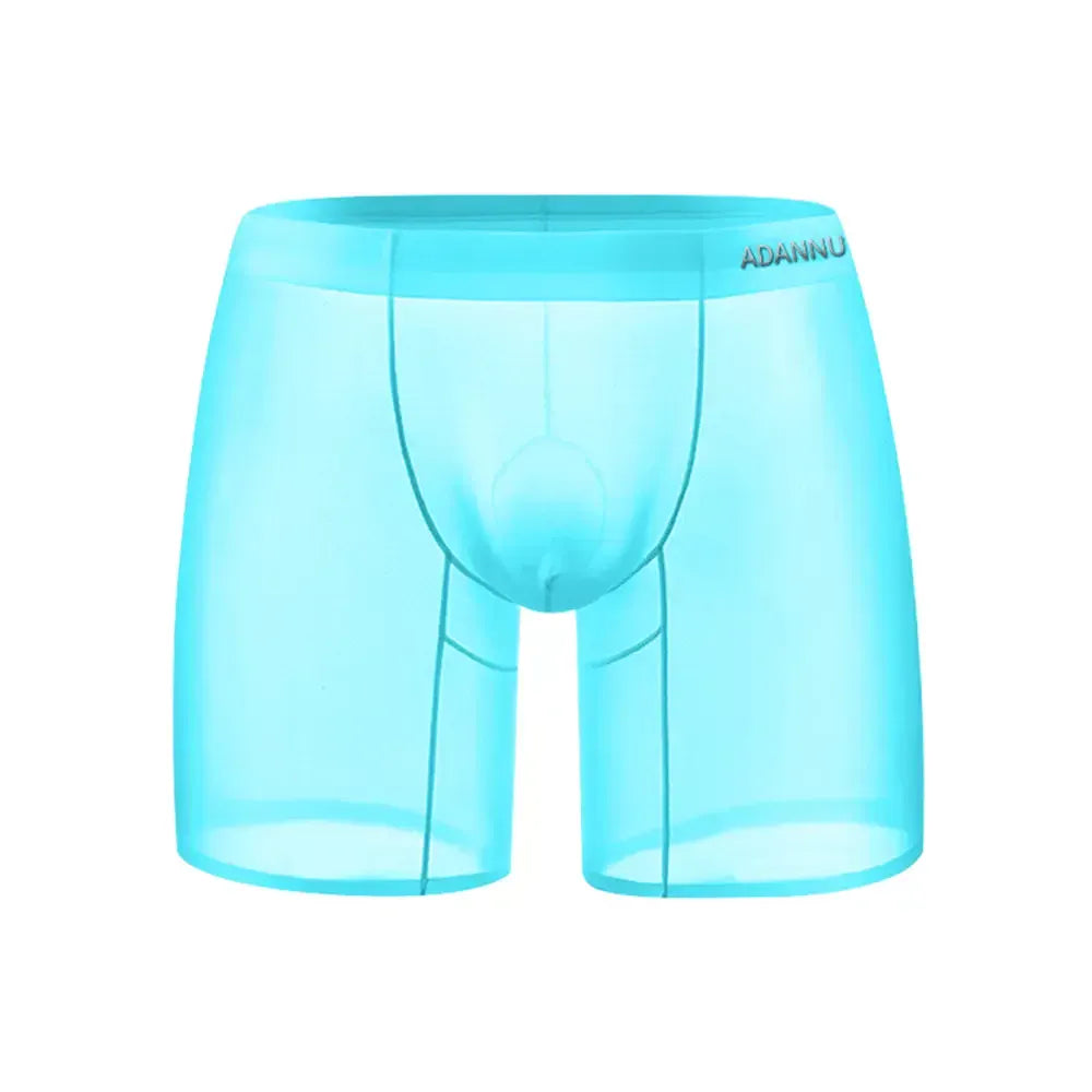 Adannu Adannu Men's Sexy Micro-Elastic Mesh Boxer Shorts