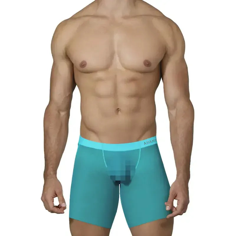 Adannu Adannu Men's Sexy Micro-Elastic Mesh Boxer Shorts