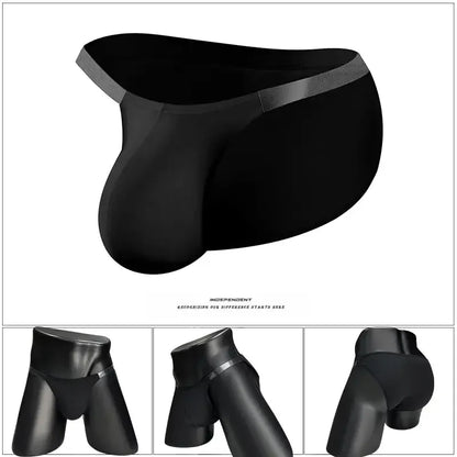 Adannu Adannu Men's U-Shaped Low Waist Briefs in Modal - Transparent Waistband for a Stylish Innerwear Experience
