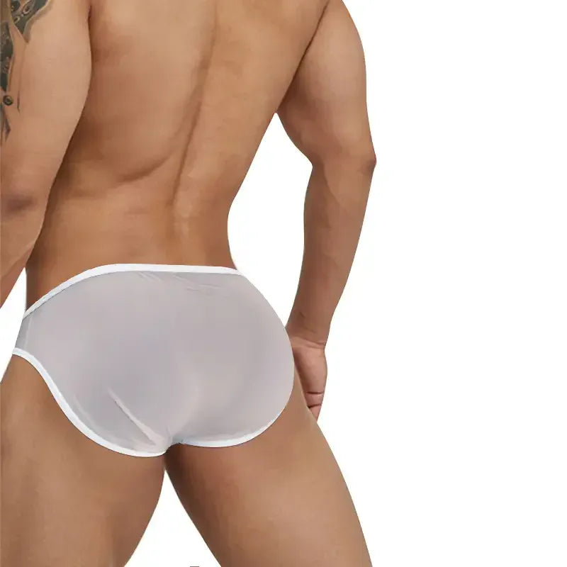 Adannu ADANNU Men's Ultra-Thin 0.01mm Mesh Briefs - Sexy, Micro-Elastic & Soft Fit