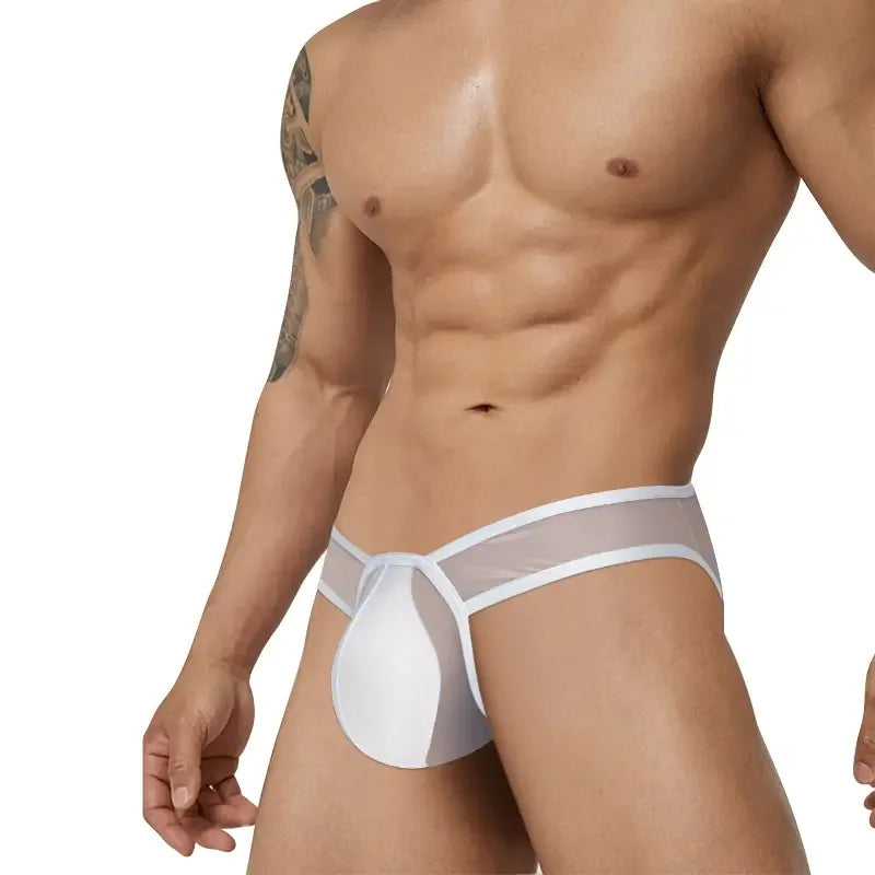 Adannu ADANNU Men's Ultra-Thin 0.01mm Mesh Briefs - Sexy, Micro-Elastic & Soft Fit