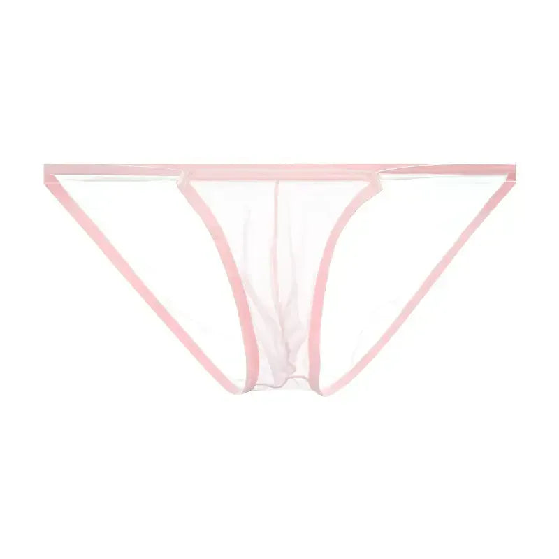 Adannu Adannu Sexy Low-Rise Stretchy High-Cut Mesh Briefs for Men